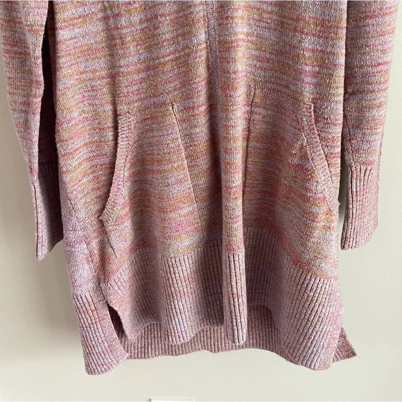 Daily Practice by Anthropologie - Hooded Ombré Pink Oversized Sweater - Small - Picture 8 of 11